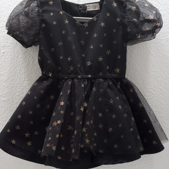 Rue Muu Dream Star Black Tulle Dress - Picture 2 of 5